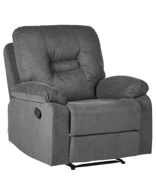 Sillón reclinable BERGEN Tela Gris. Marca Beliani