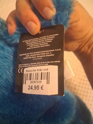 Peluche Monstruo de las Galletas