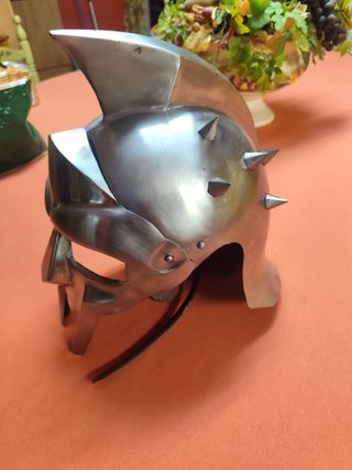 Casco Metal Tamaño Real Gladiator Maximo Hispano