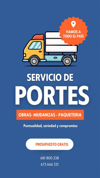 Portes y mudanzas