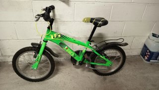 Bici bambino 16 verde