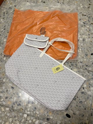 Bolso Goyard Blanco + neceser / Tamaño grande