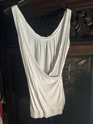 Camiseta tirantes fiesta blanca