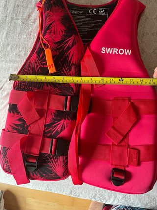 Chaleco SWROW para paddle surf/kayak con silbato