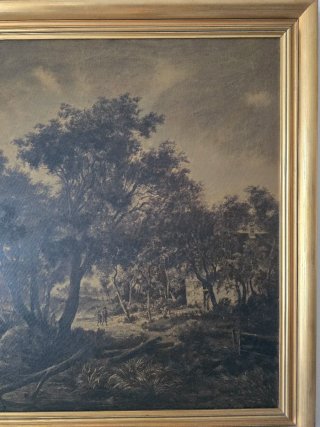 Cuadro grande vintage – Paisaje Meindert Hobbema