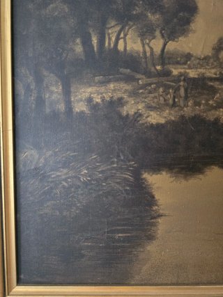 Cuadro grande vintage – Paisaje Meindert Hobbema