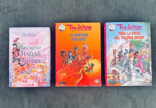 Libros de Tea Stilton números 2, 3 y 18