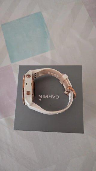 Garmin Fenix 6S Pro - Oro Rosa y Blanco