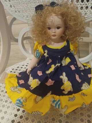 Muñeca cerámica española