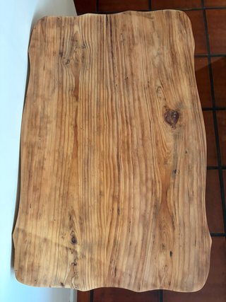 Mesa auxiliar madera rústica