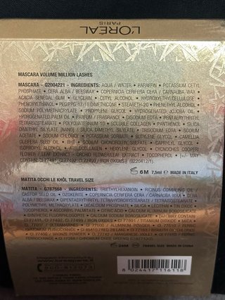 Cofanetto L'Oréal Mascara Volume Million Lashes +