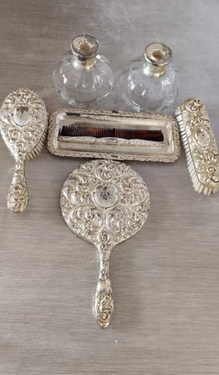 Juego de tocador de alpaca