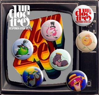 PACK CHAPAS CONCURSO UN,DOS, TRES (AÑOS 80)