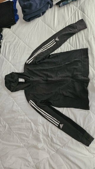 Campera Adidas Mujer Negra