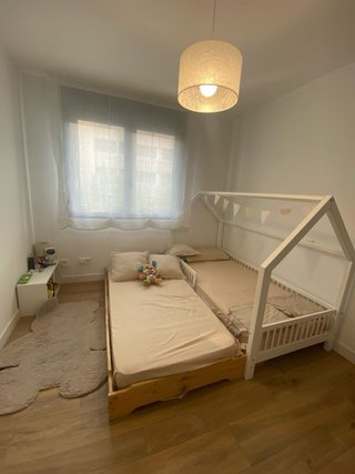 Cama madera Montessori y cama casita Montessori