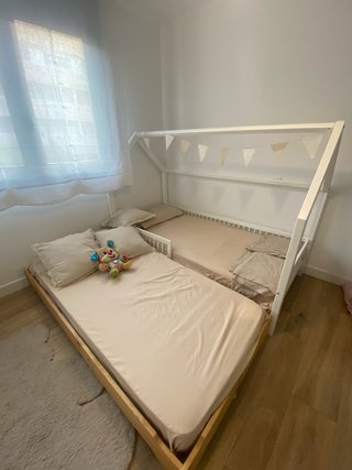 Cama madera Montessori y cama casita Montessori