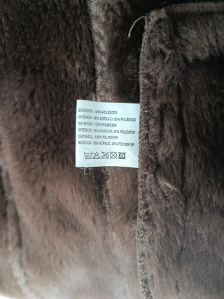 Chaquetón de piel marrón El Corte Inglés