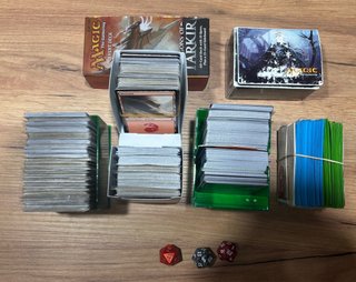 Magic The Gathering +600 Cartas con Cajas y fundas
