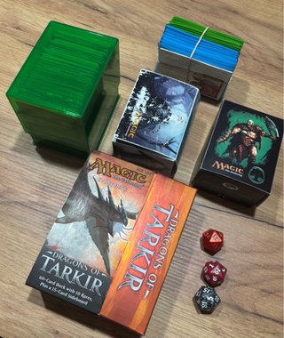 Magic The Gathering +600 Cartas con Cajas y fundas