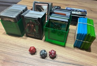 Magic The Gathering +600 Cartas con Cajas y fundas