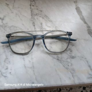 Montatura occhiali da vista Nike blu/argento