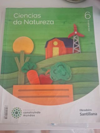 Libro de texto Ciencias da Natureza 6 Santillana