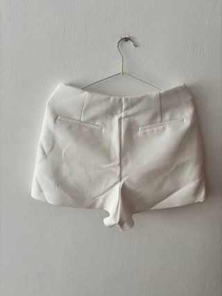 Zara Falda-pantalón blanca