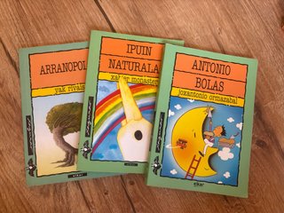Pack 3 libros en euskera Elkar