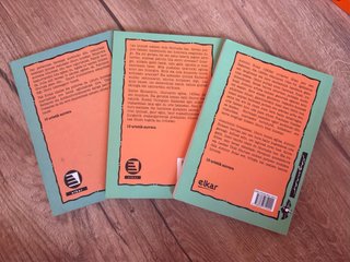 Pack 3 libros en euskera Elkar