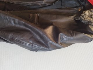Chaqueta de cuero Bycity Aviator Talla M