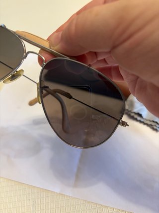 Gafas de Sol Aviador Ray-Ban con Piel