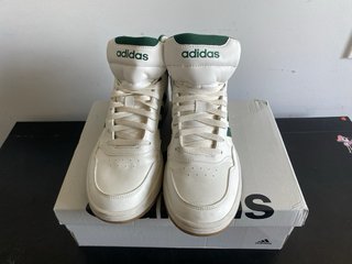 NUEVAS!! Adidas Hoops 3.0 Mid Blancas/Verdes
