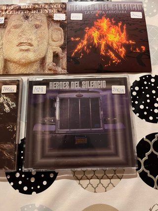 Discos de los heroes del silencio promocionales