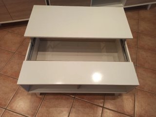 Muebles de comedor modernos blancos y madera