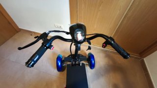 Scooter Eléctrico 4 Ruedas Azul