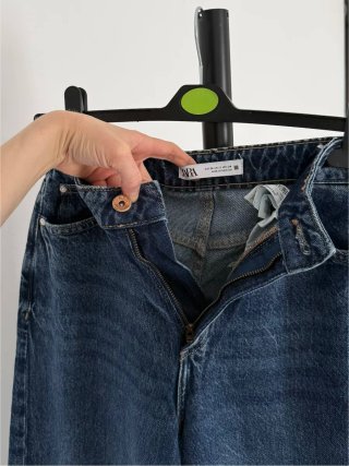 Pantalón vaquero ancho mujer T.34