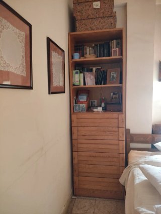 Armario modular madera 2 cajoneras con estanterías