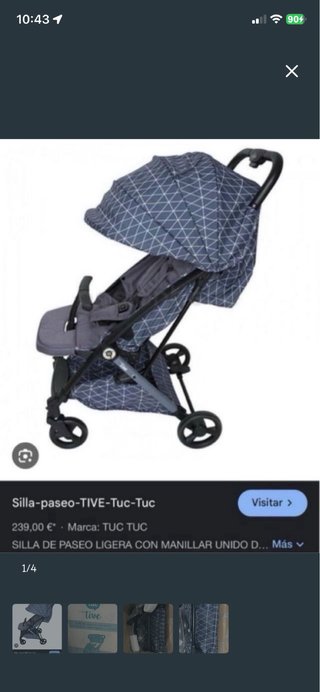 Silla de paseo Tuc Tuc TIVE nueva