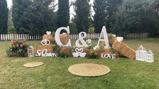 Letras y Decoración para Boda