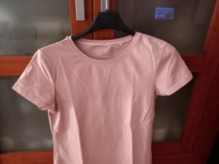 Camiseta Basic rosa talla XS