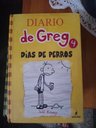 Libros Diario de Greg 1, 2, 3 y 4