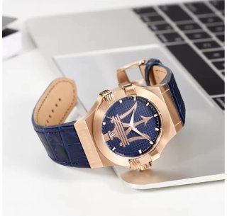 Reloj Maserati Hombre Azul y Dorado