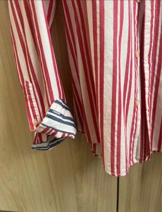 Camisa Springfield Rayas Rojas y Blancas