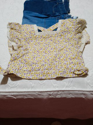 Lote Ropa Niña 9 Años: 2 Pantalones y Blusa