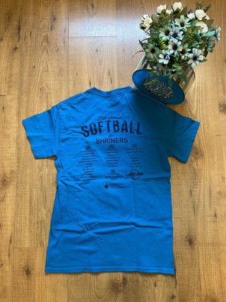 T-shirt Softball for Shriners S uomo vintage usa