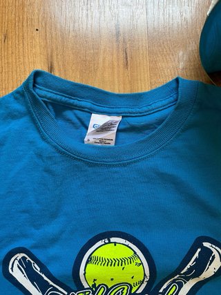 T-shirt Softball for Shriners S uomo vintage usa