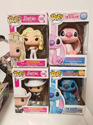 Funko Pop! Barbie y Stitch