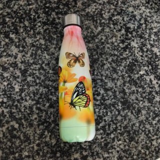 Botella Térmica Mariposas y Flores