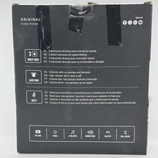 Teléfono Fijo SPC Teclas Grandes Blanco