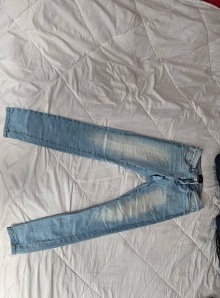Jeans mujer azul claro